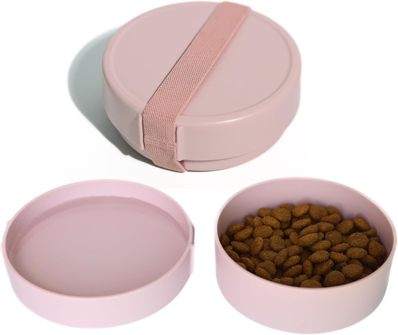 Barkin' Trails Barkin’ Trails Travel Dog Bowls, Portable Outdoor Water, BPA-Free Water Bowl Set, Food Grade Plastic Dog Travel Bowl, Dog Camping Essentials, Travel Container - Image 1